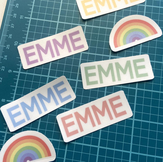Name Label Sticker waterproof